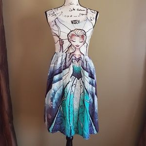 PAOM Sleeveless Graphic Print Rayon Dress size XS